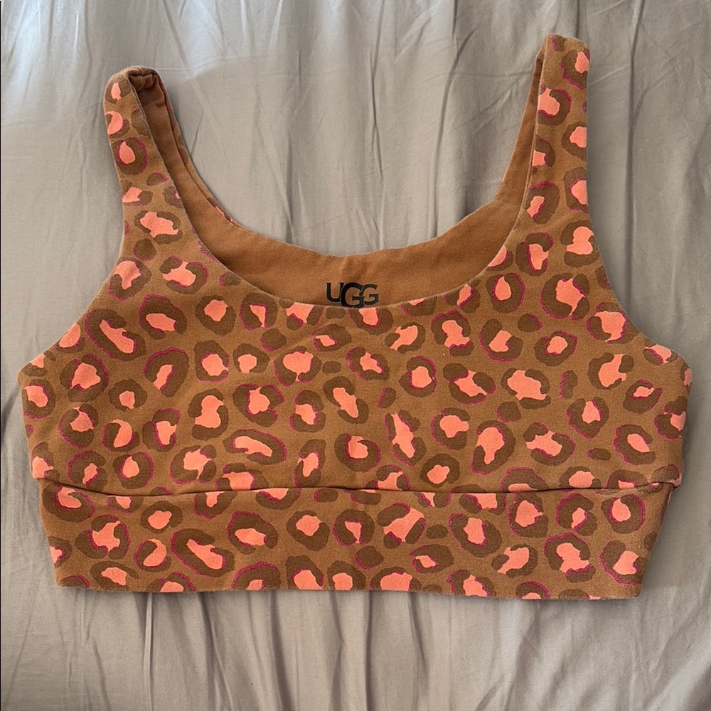 UGG Leopard Print Sports Bra